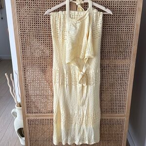 Princess Polly Sweater set Pastel Yellow